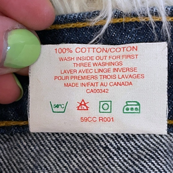 🔥Rare🔥 LEVI’S Orange Tab 619 Straight Leg High Rise Dark Wash Jeans 🇨🇦 - Picture 16 of 16